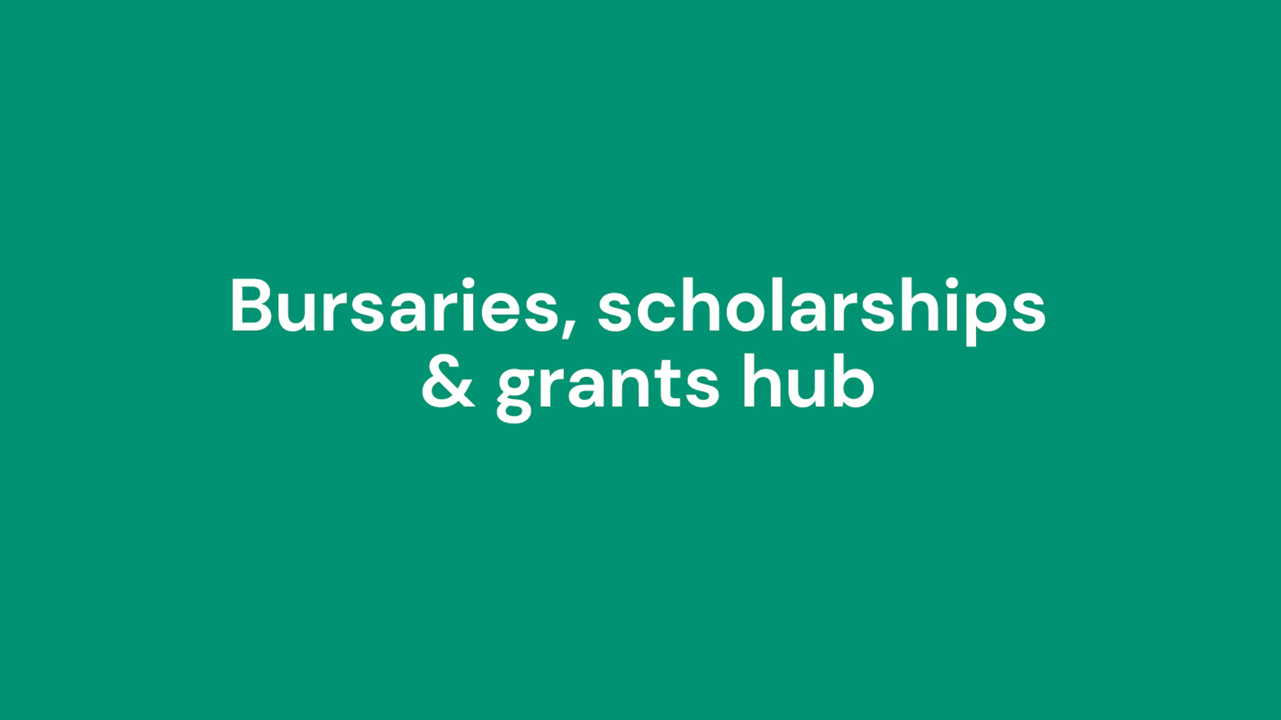 Bursaries scholarships and grants hub title image 4