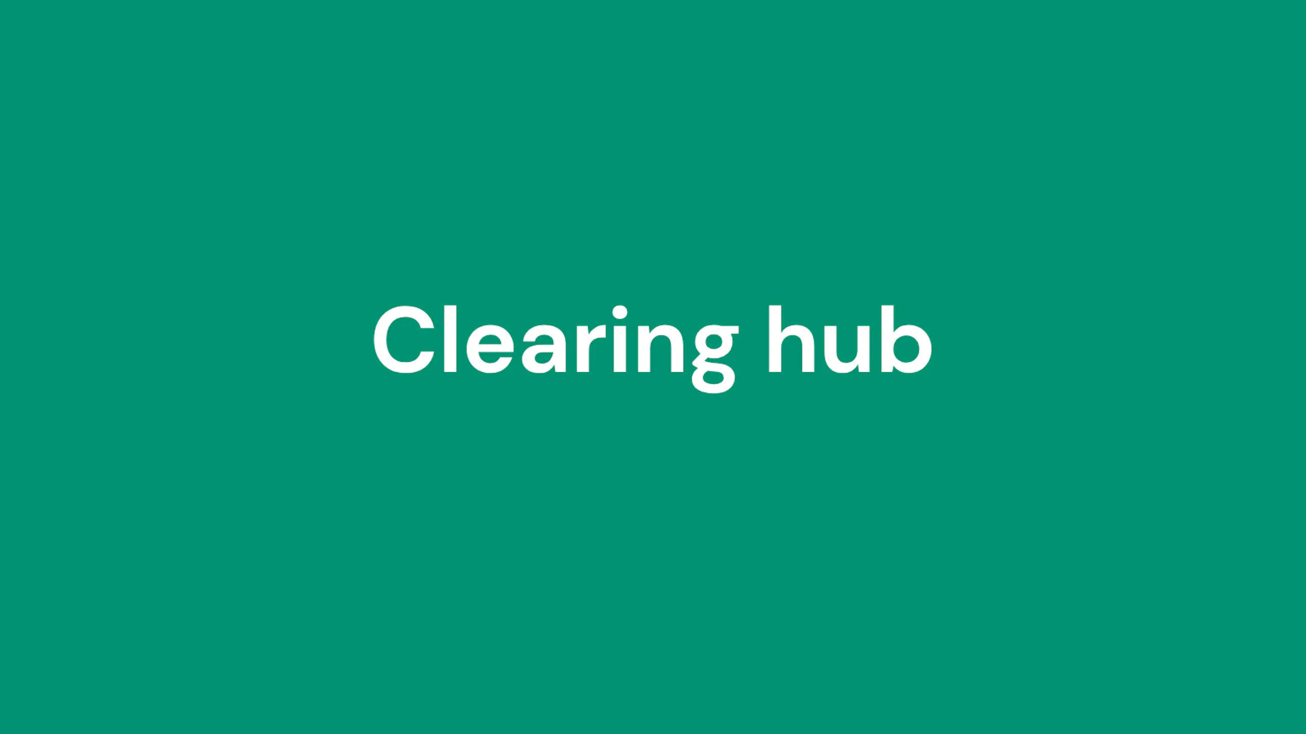 Clear hub title image