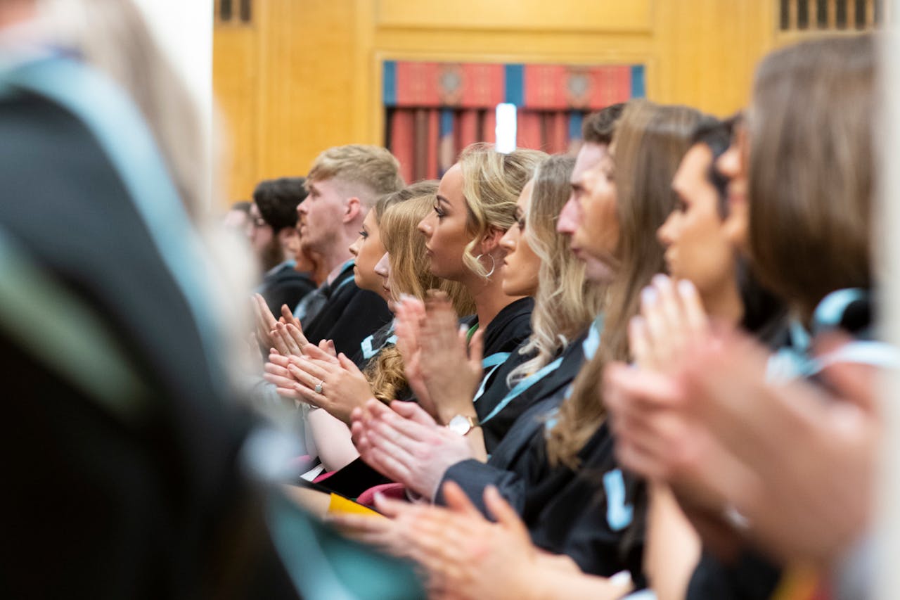 Graduating students Queens Belfast VC