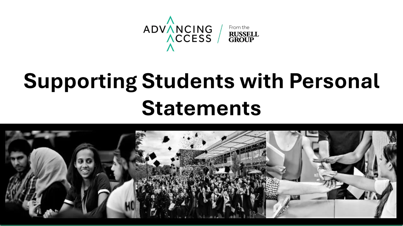 Keynote Supporting students with Personal Statements