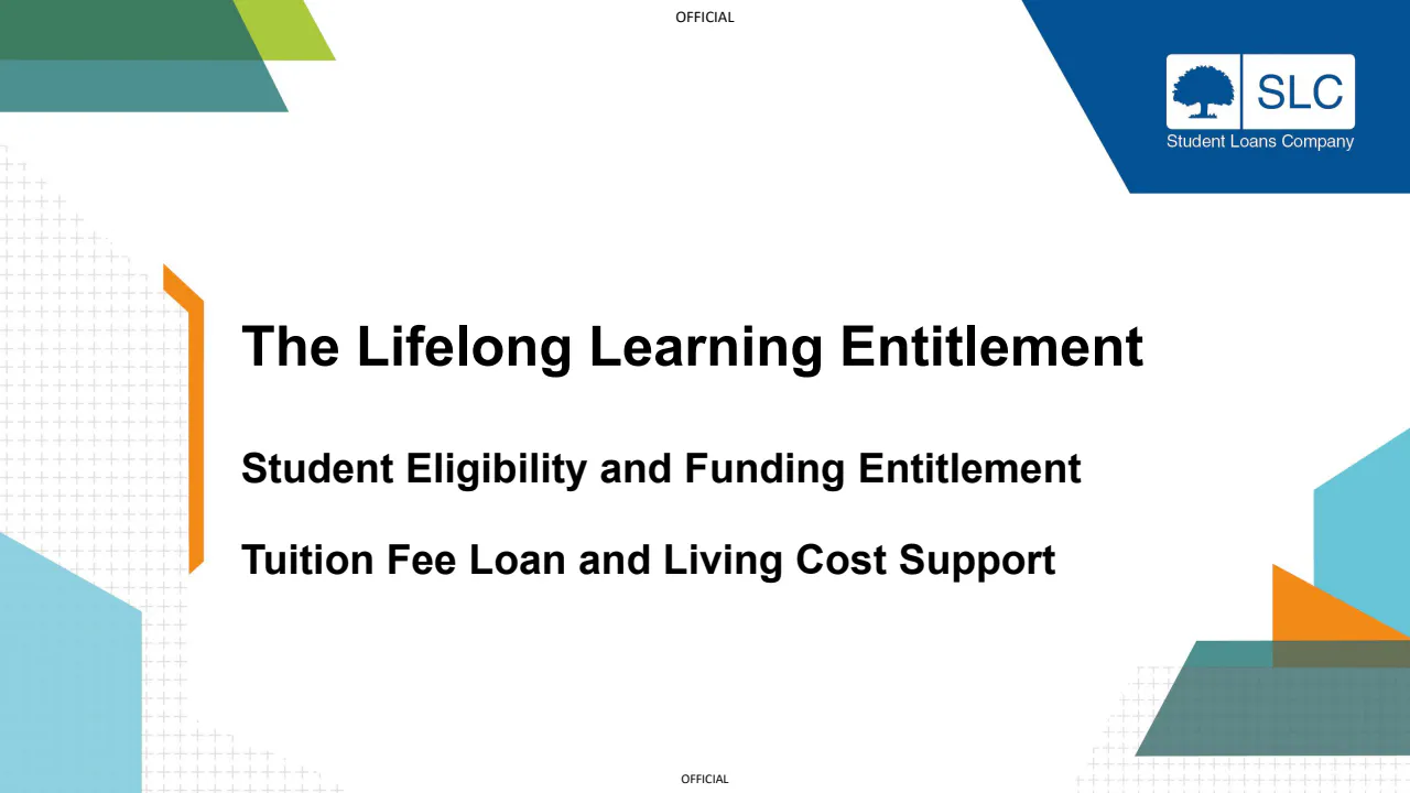 Upcoming changes in Student Finance and the LLE updated June 2026